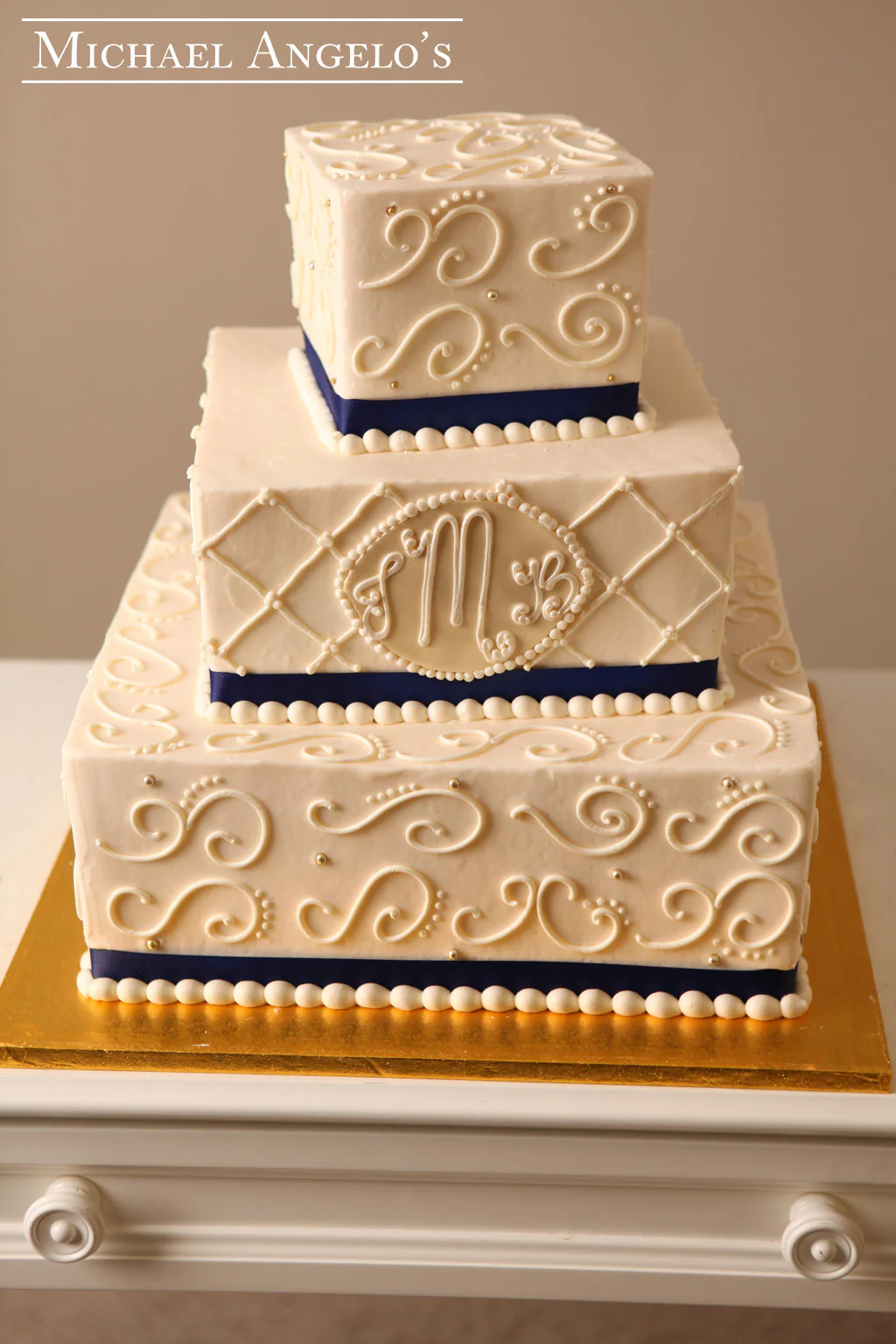 Cream & Navy #79Ribbons