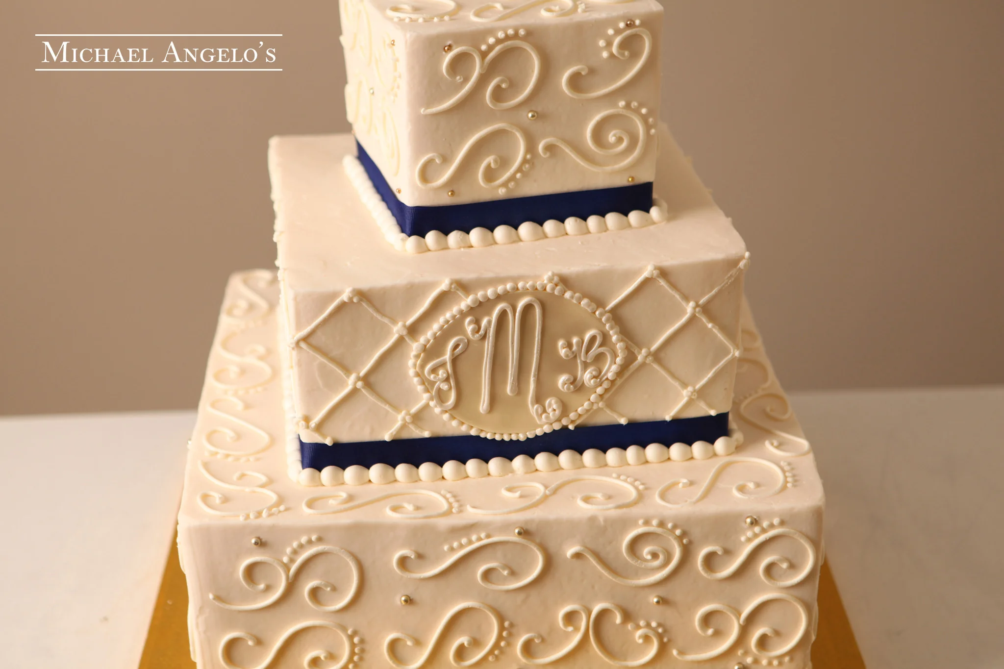 Cream & Navy #79Ribbons - Image 2