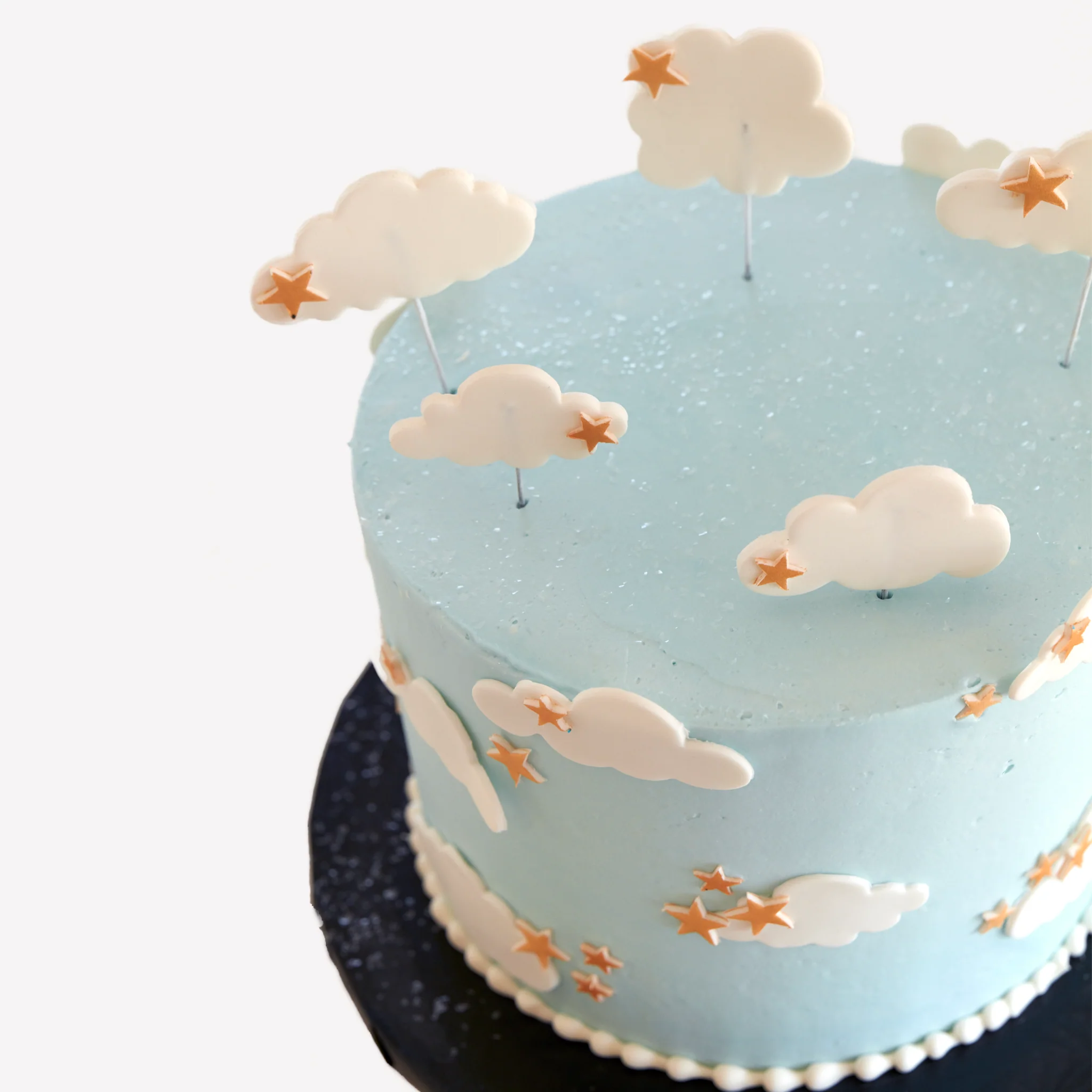 Online Cake Order - Clouds and Stars #277Baby - Image 2